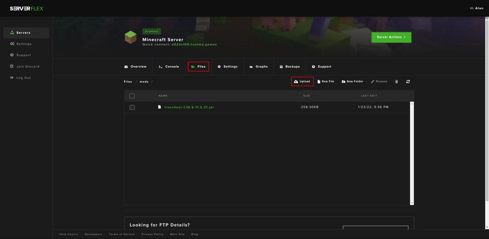 How do I install Forge mods on a Minecraft server? | ServerFlex